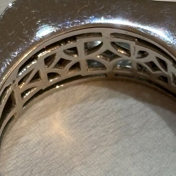 Karis 925 Sterling Silver Blue Topaz STS Ring - Picture 7 of 15